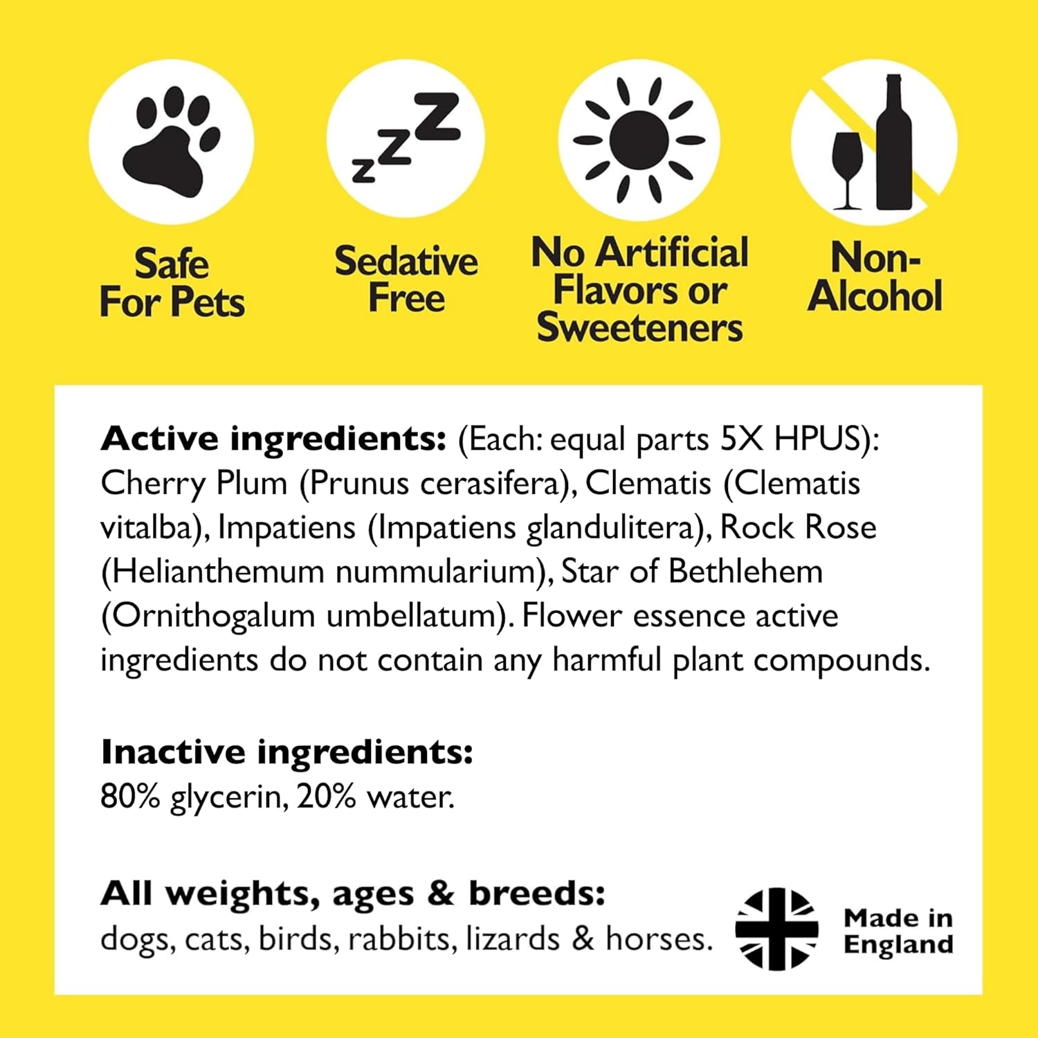 Bach Rescue Remedy Pet Dropper 10Ml, Natural Stress Relief, Calming For Dogs, Cats, & Other Pets, Homeopathic Flower Essence, Thunder, Fireworks, Travel, Separation, Sedative-Free