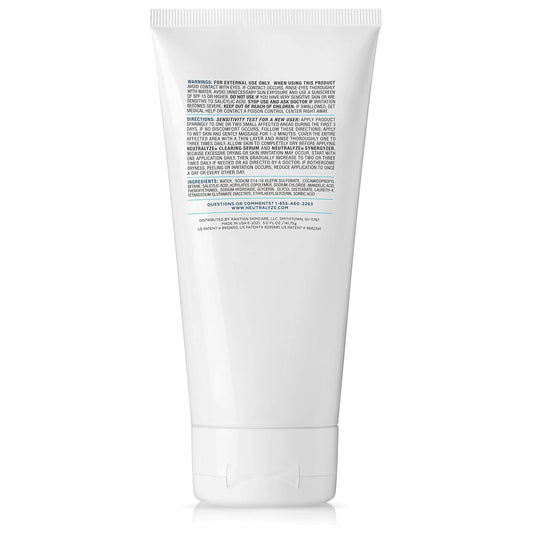Acne Wash For Face With 2% Mandelic Acid & 2% Salicylic Acid - Professional Grade, A.H.A. + B.H.A. Facial Cleanser For Acne Prone Skin (90+ Day)
