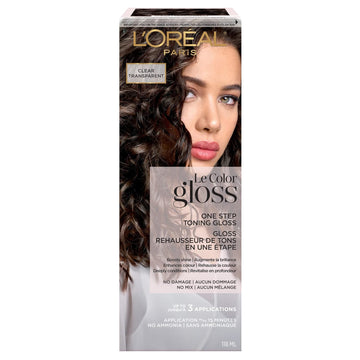 L'Oreal Paris Le Color One Step Toning Hair Gloss, Clear, 4 Ounce