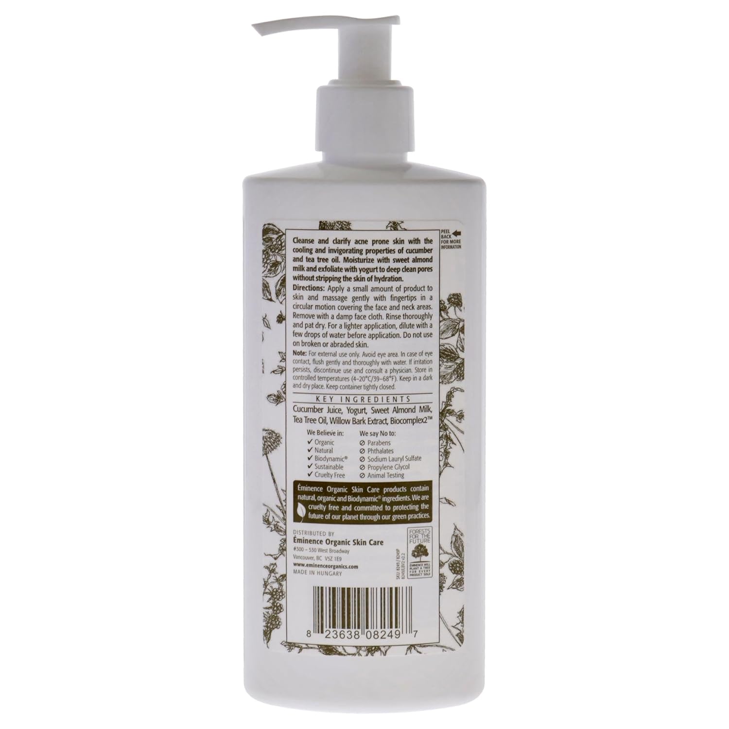 Eminence Clear Skin Probiotic Cleanser, 8.4 Ounce : Beauty & Personal Care