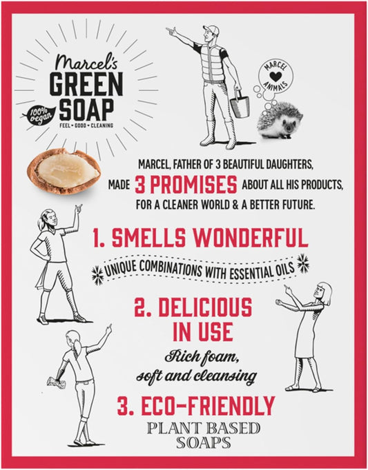 Marcel'S Green Soap - Shampoo Bar Argan & Oudh - Daily Use, Plastic And Sulfate Free - Saves 3 Bottles Of Regular Shampoo - 100% Eco Friendly - 100% Vegan - 97% Biodegradable - 90 G
