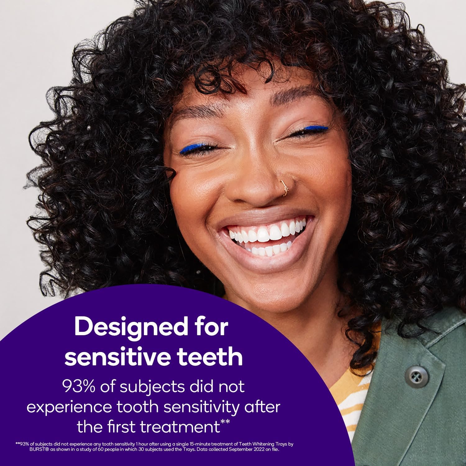 BURST Teeth Whitening Kit - Sensitive Teeth Friendly - 3 Treatments with 12.5% Hydrogen Peroxide - Up to 3 Shades Whiter After First Treatment - Teeth Whitener with Prefilled Gel Trays : Baby