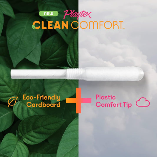 Clean Comfort Organic Cotton Tampons, Regular Absorbency, Fragrance-Free, Organic Cotton - 30ct