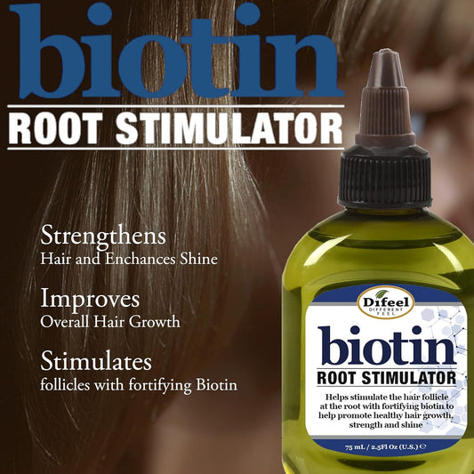 Difeel Biotin Pro-Growth Root Stimulator 7.1 Oz. - Follicle Stimulator For Hair Growth
