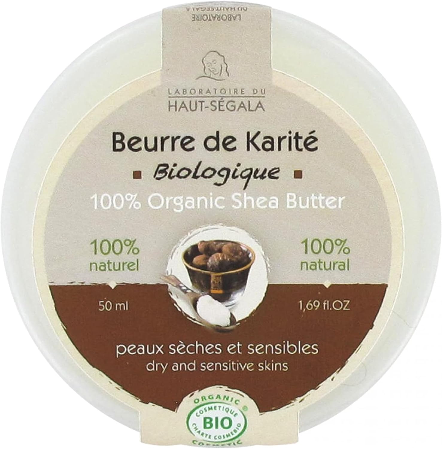 Laboratoire Du Haut-Segala Organic Shea Butter, 50 Ml