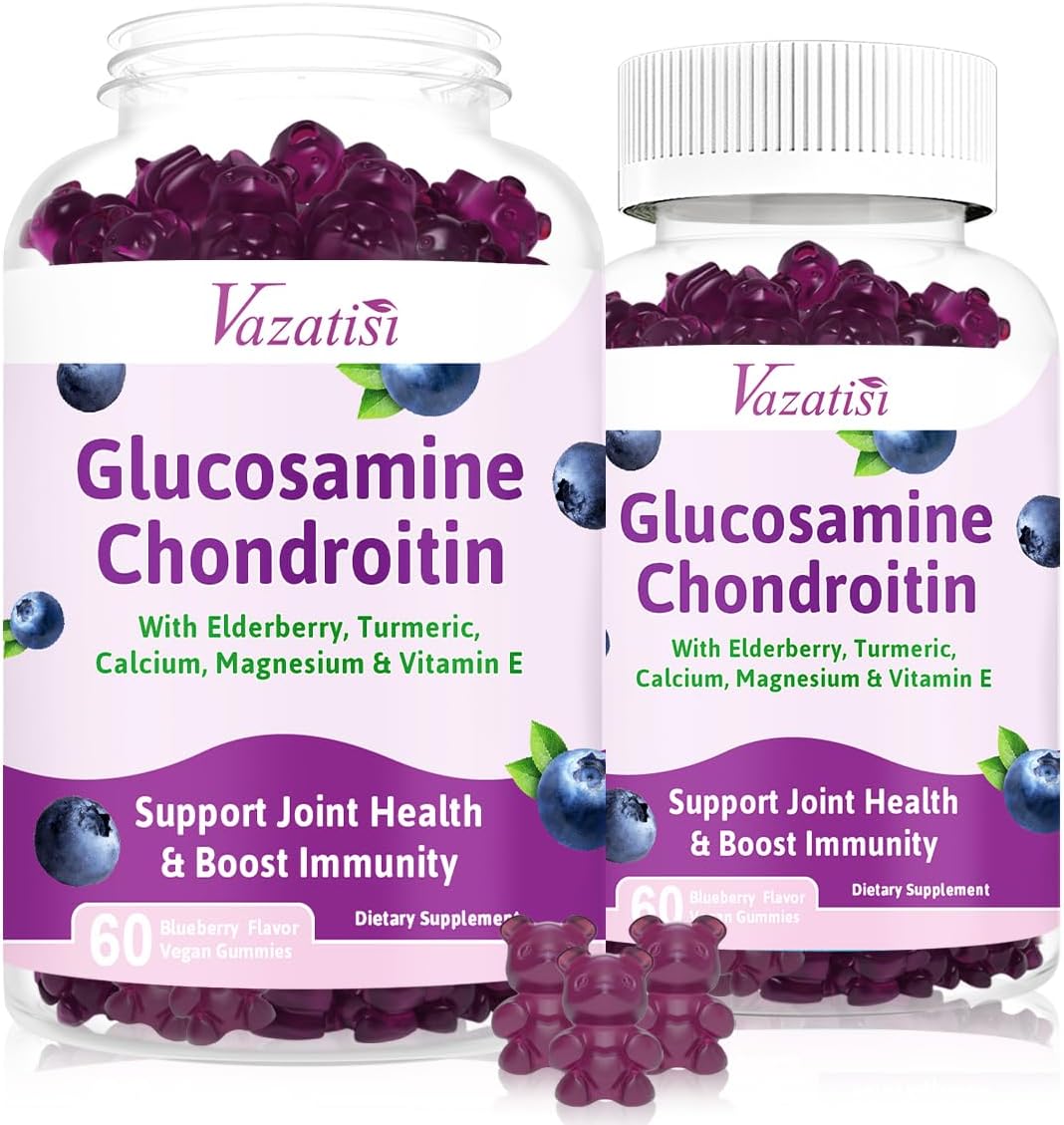 Glucosamine Chondroitin Msm Gummies - Glucosamine Gummies With Turmeric & Boswellia, Support Cartilage, Joint Structure & Tissue, Joint Support Supplement For Men And Women - 120 Cts