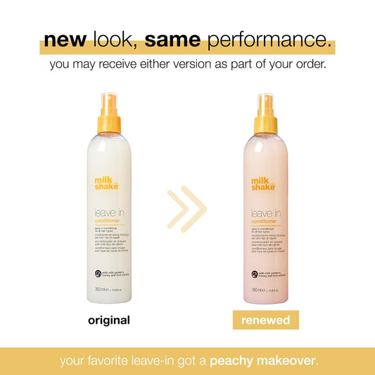 Milk_Shake Leave-In Conditioner Detangler Spray For Natural Hair - Leave In Conditioner For Curly Hair Or Straight Hair - Protects And Hydrates Color Treated And Dry Hair