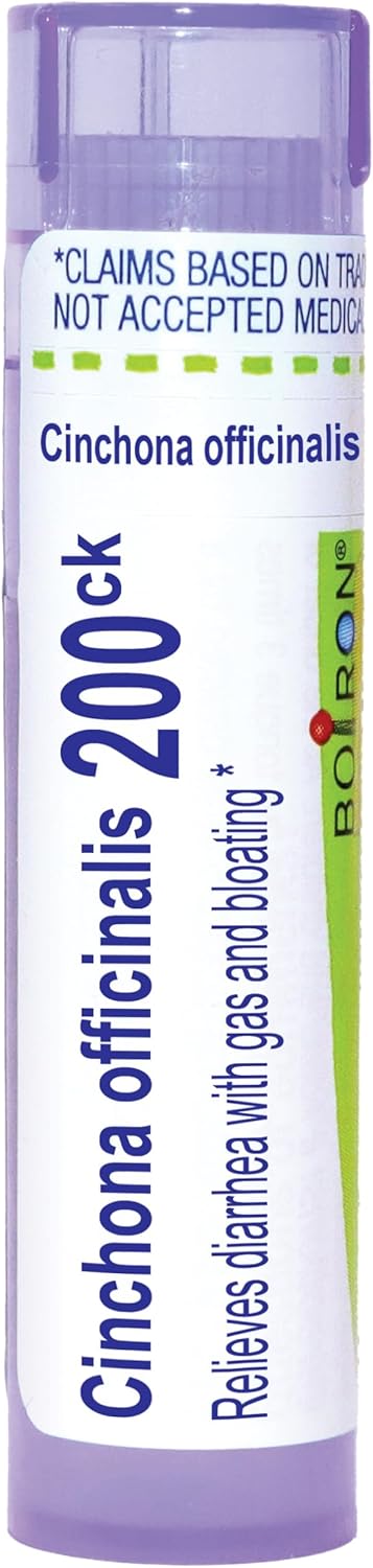 Boiron Cinchona Officinalis 30C Homeopathic Medicine For Diarrhea With Gas & Bloating - 80 Pellets