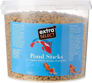 Extra Select Pond Sticks Complete Fish Food Tub, 5 Litre?05SBPS5