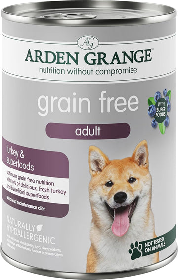 Arden Grange grain free adult turkey & superfoods 6 x 395g