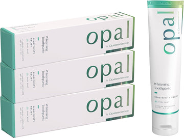 Opal by Opalescence Sensitive Teeth Whitening Toothpaste - Cool Mint Sensitivity Formula - Oral Care, Gluten-Free - 4.7 Ounce Made by Ultradent OP-TP-5761-3