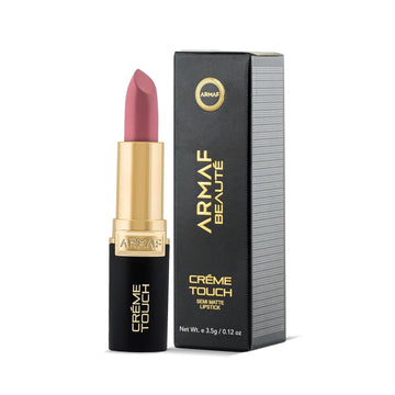 Armaf Beauté Crème Touch Bullet Lipstick - Matte Lipstick For Women, Enriched With Shea Butter | Smoky Topaz