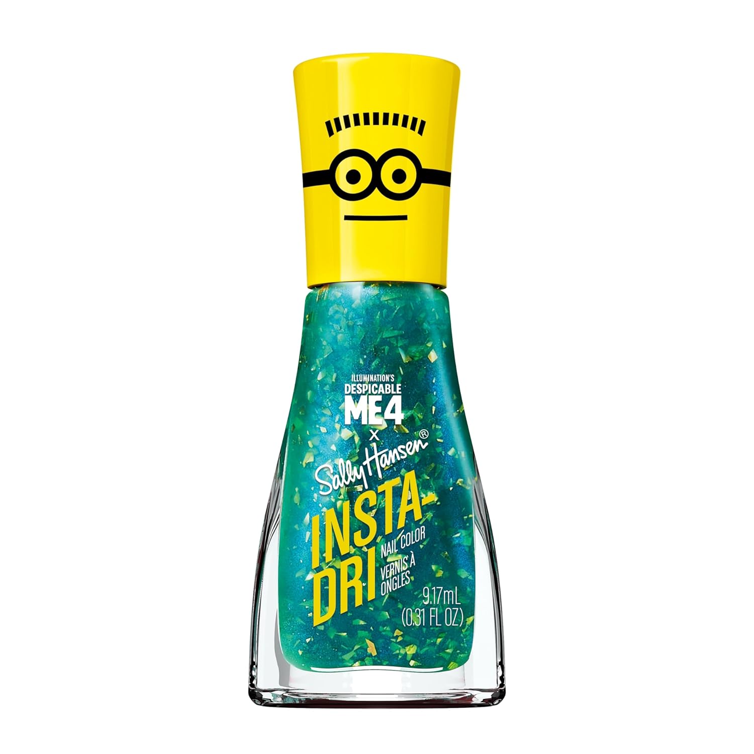 Sally Hansen Insta-Dri® X Despicable Me, Maxime Metallic, Quick Dry, Long Lasting, Streak-Free Shine, Metallic Blue Nail Polish