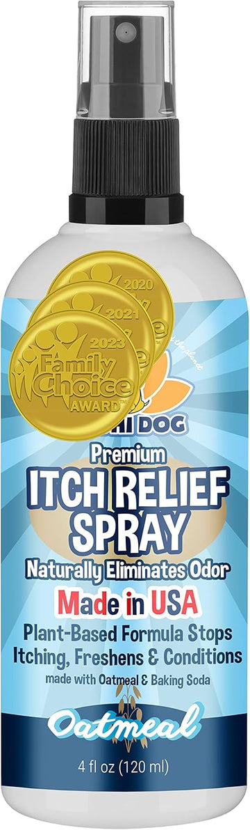Bodhi Dog Anti Itch Spray | Natural Soothing Relief For Dry, Itchy, Bitten Or Allergy Damaged Skin Treatment | Anti Itch Spray For Dogs & Cats | Made In Usa (Oatmeal, 4 Oz)
