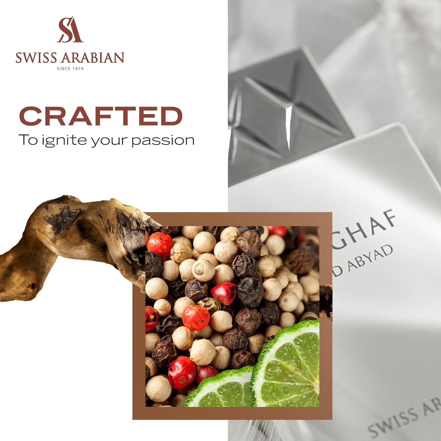 Swiss Arabian Shaghaf Oud Abyad For Unisex - 2.5 Oz Edp Spray : Beauty & Personal Care