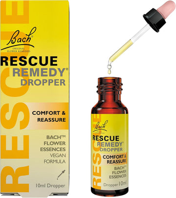 Rescue Remedy Comfort & Reassure Dropper (10Ml) Promotes Calm, Support In Times Of Emotional Demand, Natural Emotional Wellness, Flower Essences, Support In A Stress Full Moment