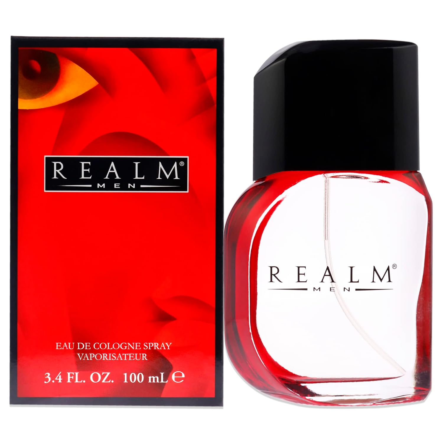 Realm By Erox Corporation For Men. Eau De Cologne Spray 3.4 Oz, Red : Colognes : Beauty & Personal Care
