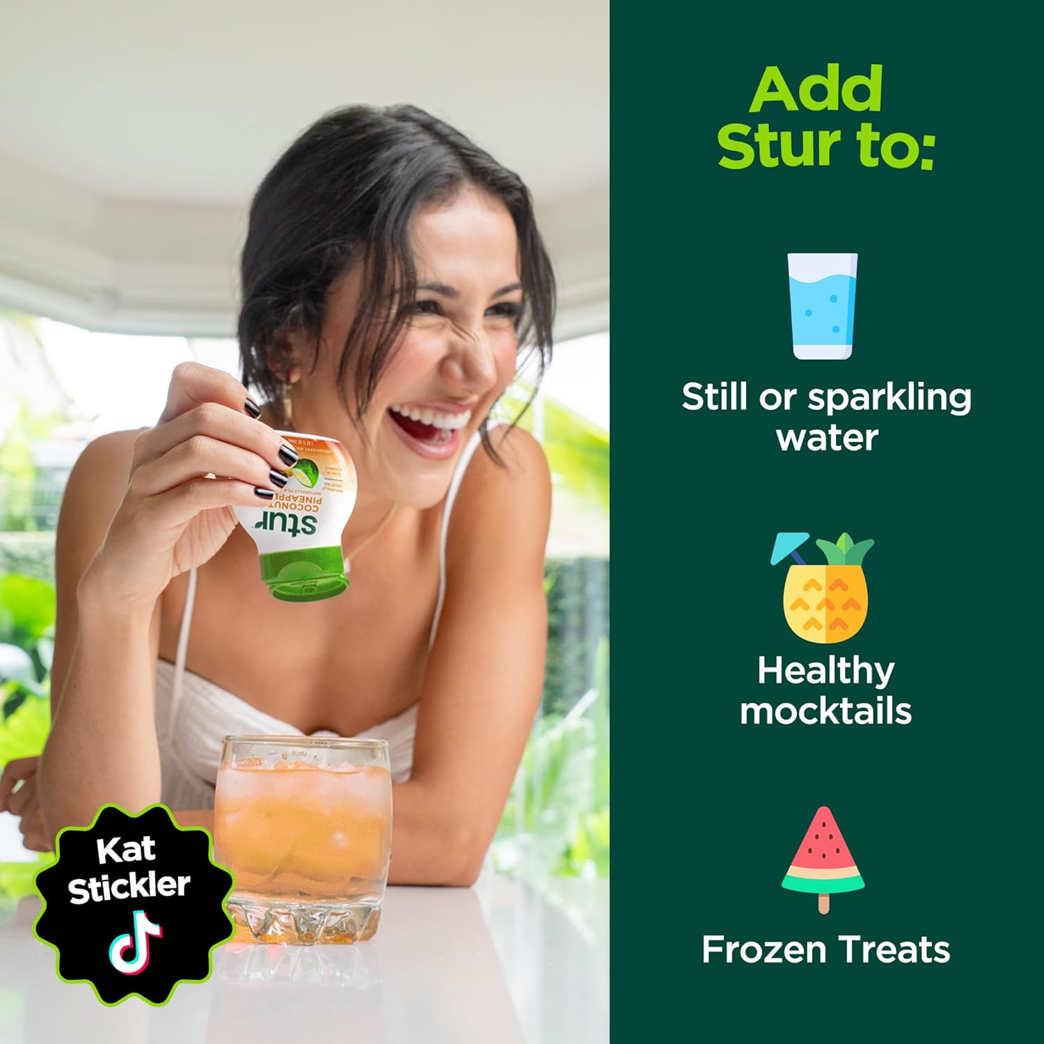 Stur Liquid Water Enhancer | Peach Mango | Sweetened With Stevia | High In Vitamin C & Antioxidants | Sugar Free | Zero Calories | Keto | Vegan | 5 Bottles, Makes 120 Drinks