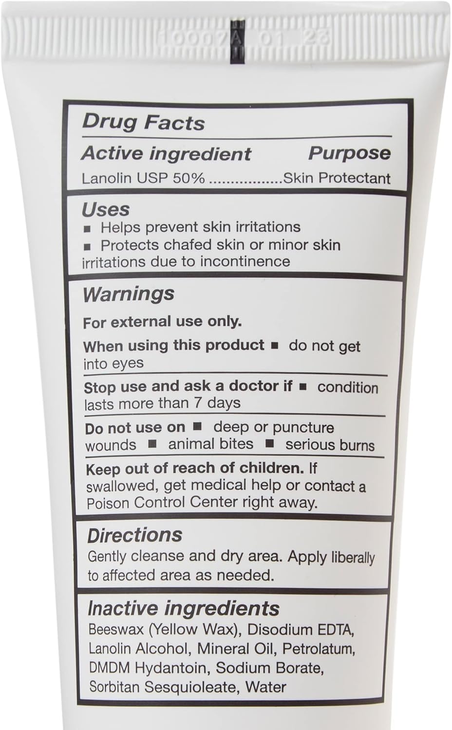 McKesson Skin Protectant Cream with Lanolin, Paraben and Fragrance Free, Unscented, 4 oz, 1 Count : Health & Household