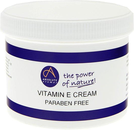 Absolute Aromas Vitamin E Cream 1Kg - Unscented Base Cream, Free From Parabens And Sulphates – Moisturising Cream For Face, Body And Scars (1Kg)