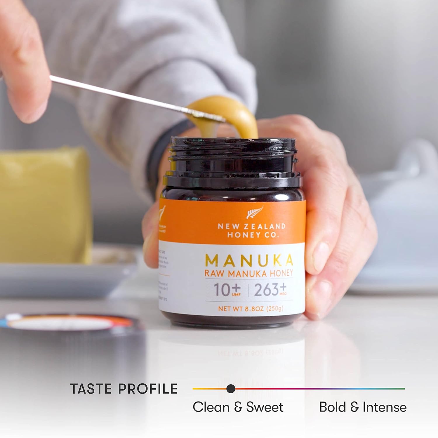 New Zealand Honey Co. Raw Manuka Honey Umf 10+ | Mgo 263+, Umf Certified / 17.6Oz