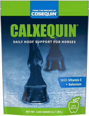 Cosequin Calxequin Pellets Daily Hoof Support For Horses With Vitamin E + Selenium, 1260 Grams