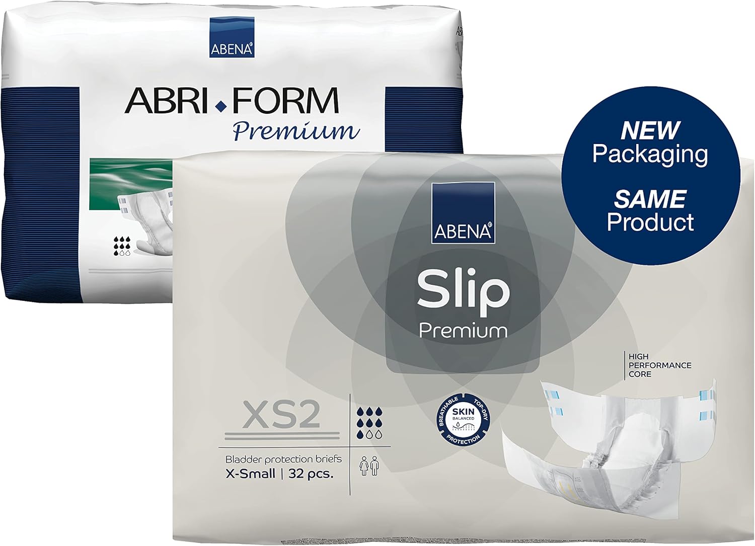 ABENA Slip Premium All-In-One Incontinence Pads For Men & Women, Eco-Labelled Womens, Mens - XS 2, 60-85cm Waist, 1400ml Absorbency, 32PK, White, XS (32 pcs, Pack of 1) : Amazon.co.uk: Health & Personal Care