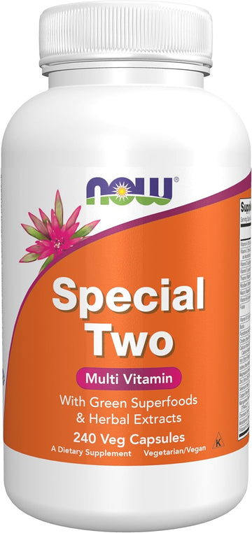 NOW Supplements, Special Two with Green Superfoods & Herbal Extracts, 240 Veg Capsules