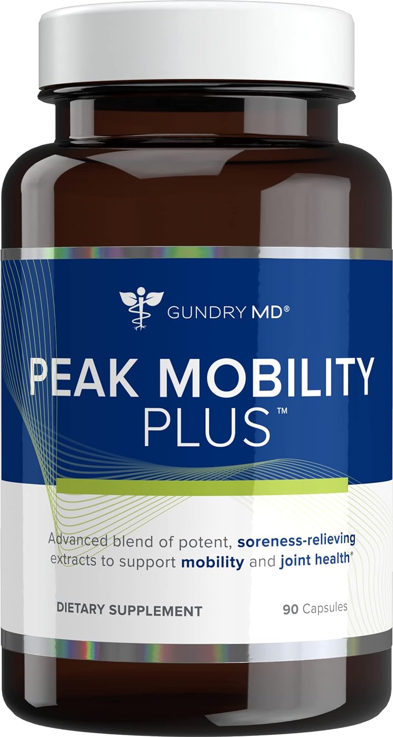 Gundry MD? Peak Mobility Plus Advanced Joint and Flexibility Support Formula, 60 Count