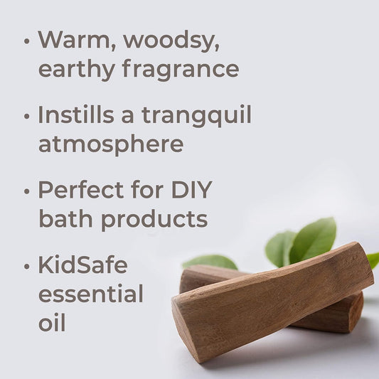 Plant Therapy Sandalwood Indian Essential Oil 2.5 Ml (1/12 Oz) 100% Pure, Undiluted, Therapeutic Grade