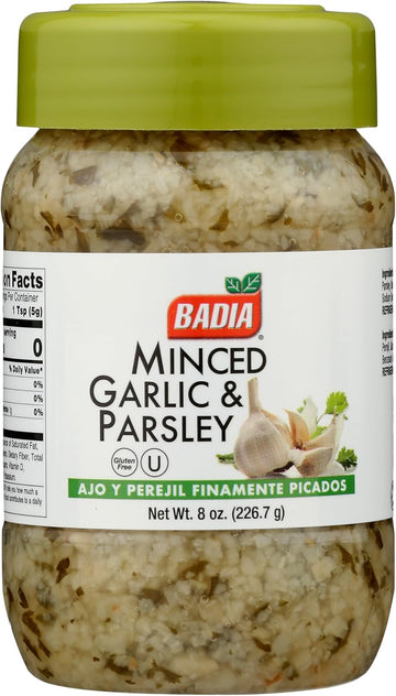 Badia Khlv00397486 8 Oz Garlic Minced Parsley Spice