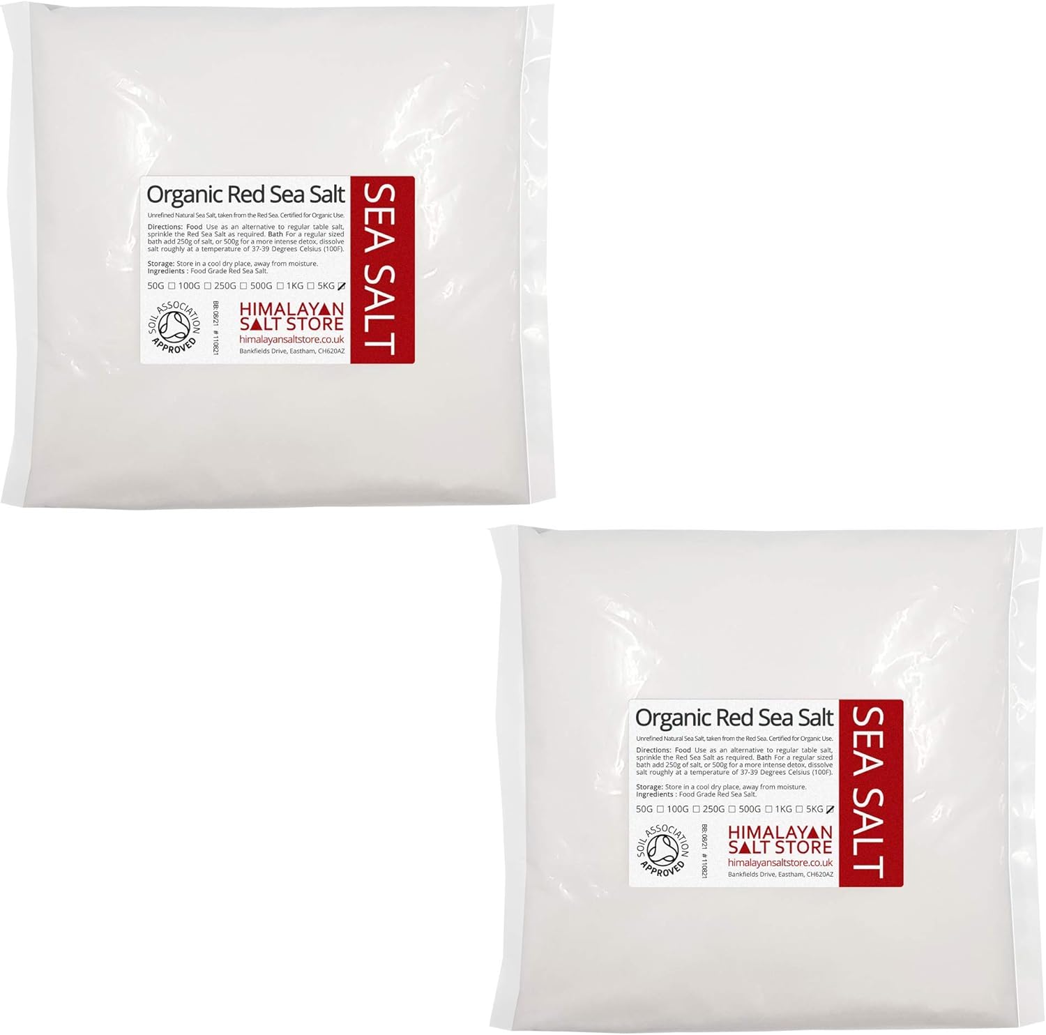 Fine Sea Salt | 10Kg Bag | Food Grade | 100% Natural Organic Red Sea Table Cooking Salt