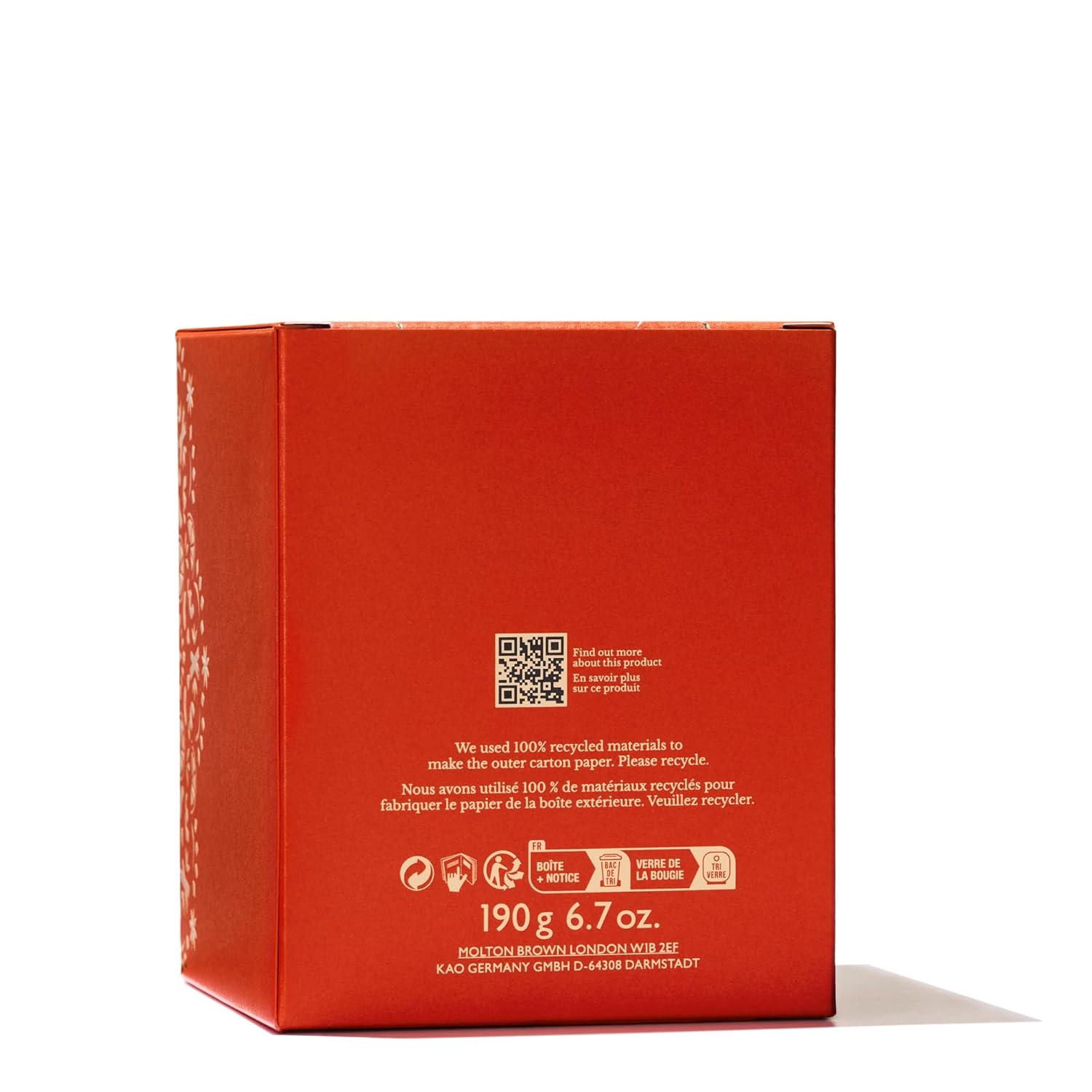 Molton Brown Marvellous Mandarin & Spice Signature Candle 6.07 oz. : Health & Household