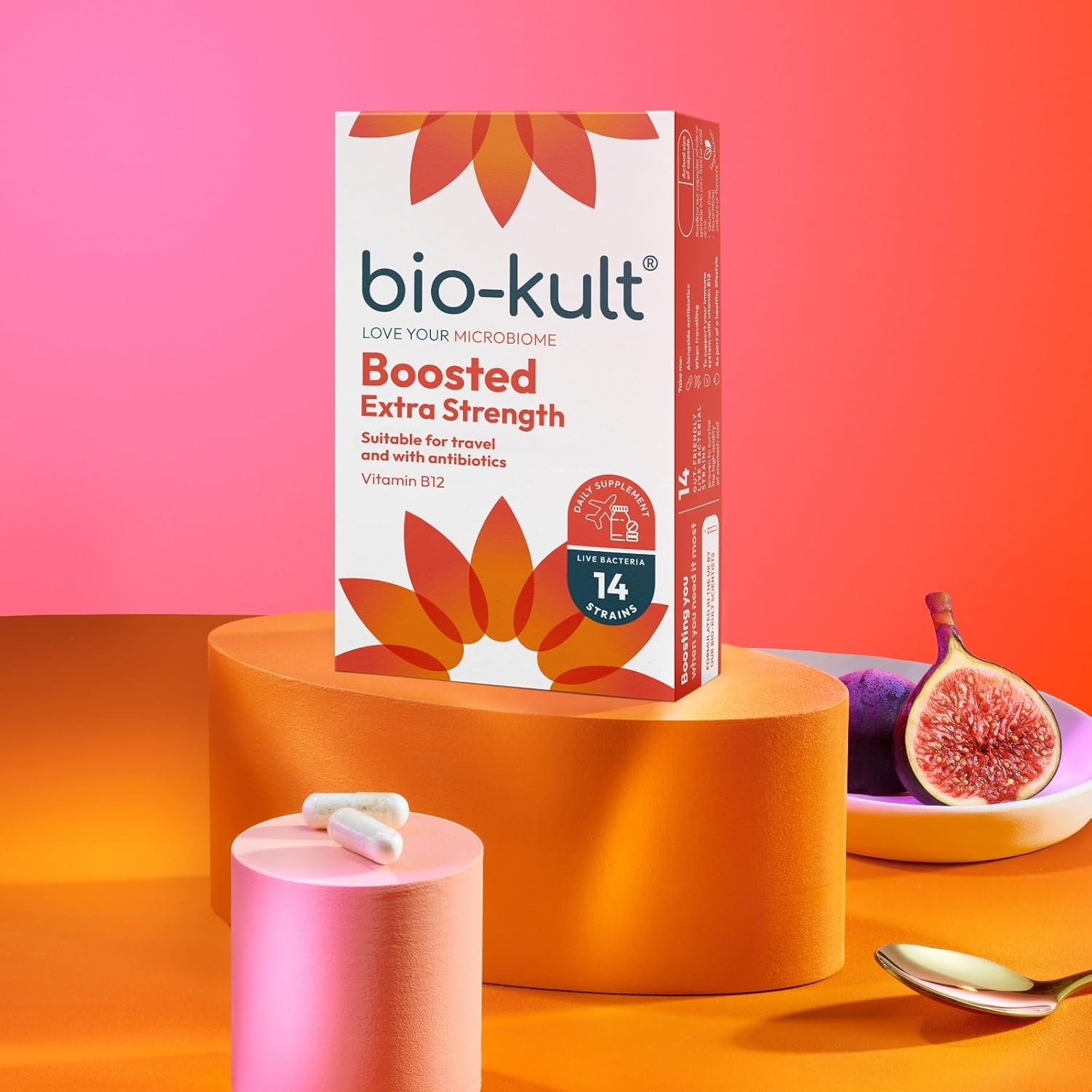 Bio-Kult Boosted Gut Health Supplment | 14 Strains + Vitamin B12 | 4X Strength | Immune & Digestive Support | 30 Capsules : Amazon.co.uk: Health & Personal Care
