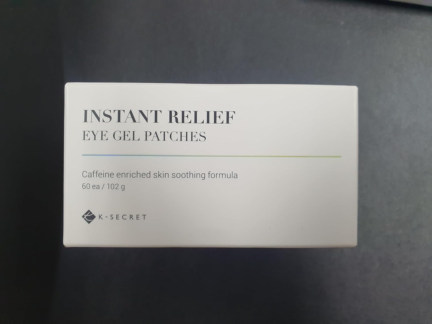 Ksecret Instant Relief Eye Gel Patches, 102G/3.45Oz. 60Pcs (15 Full Pairs) With Caffeine | Korean Skincare | Under Eye Cooling Masks For Anti-Wrinkles, Dark Circles, Puffiness, And Under Eye Bags… : Beauty & Personal Care