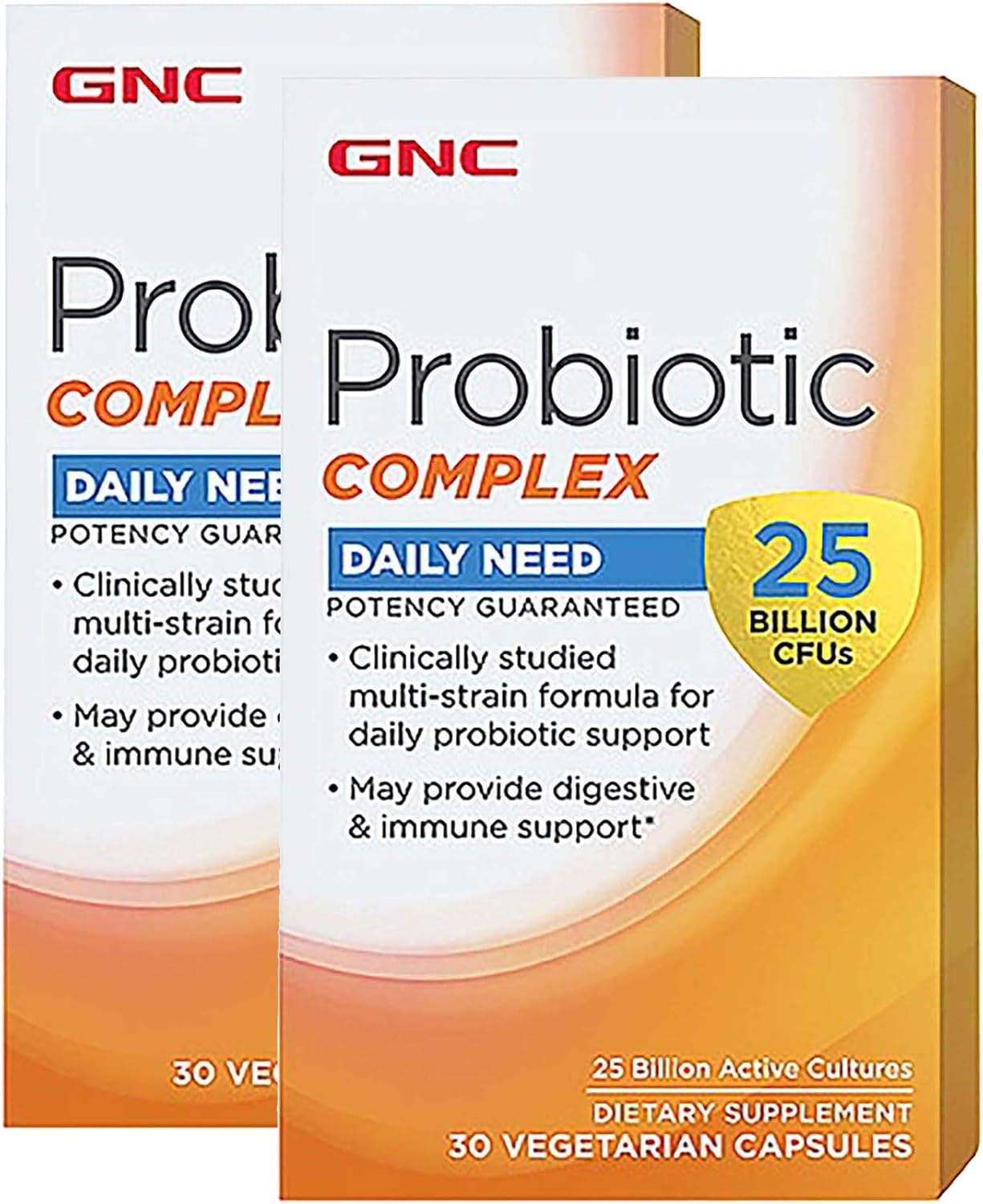Gnc Probiotic Complex - 25 Billion Cfus (30 Capsules) : Health & Household