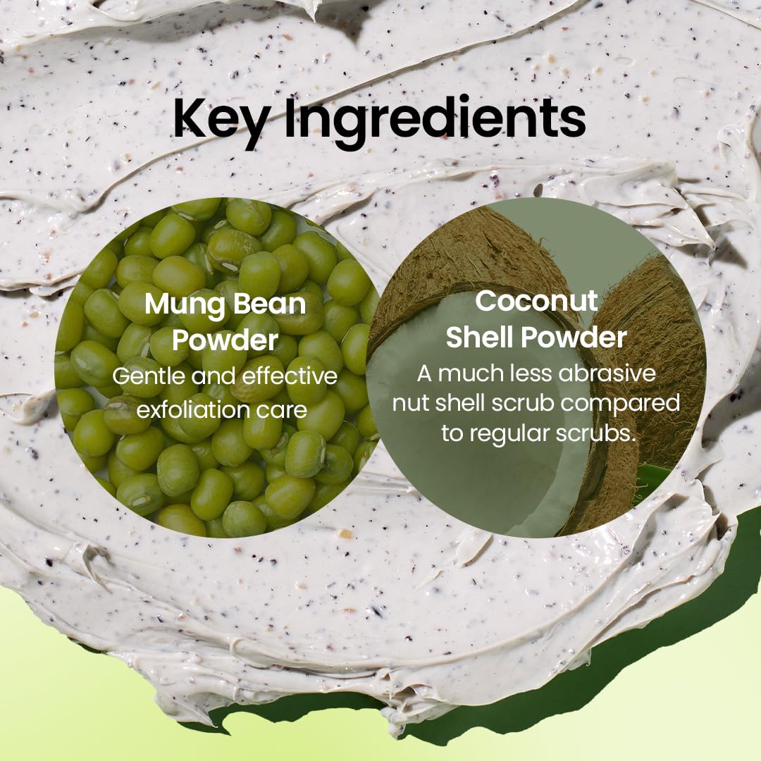Beplain Mung Bean Pore Clay Mask (4.05 Fl Oz /120Ml) | Fragrance-Free | Wash Off Mask For Blackhead & Whitehead Care | Quick 3 Minute To Gently Cleanse, Exfoliate And Tighten Pores | Korean Skincare : Beauty & Personal Care