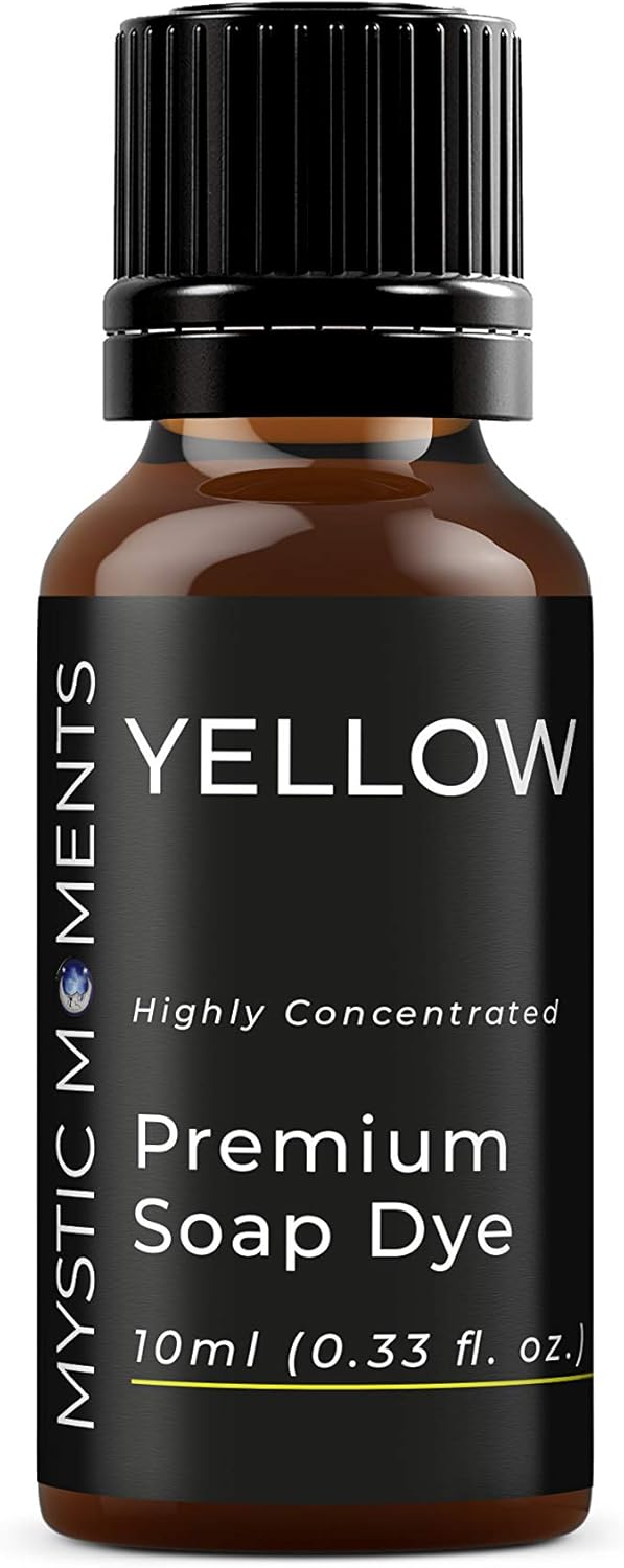 Mystic Moments | Yellow - Highly Concentrated Soap Dye 10ml | Perfect for Soap Making, Creams and Lotions : Amazon.co.uk: Home & Kitchen