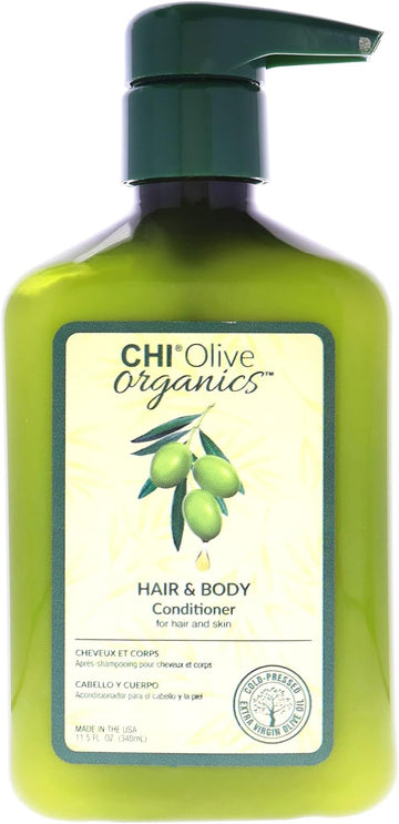 Chi Naturals With Olive Oil, Hair And Body Conditioner, 340 Ml