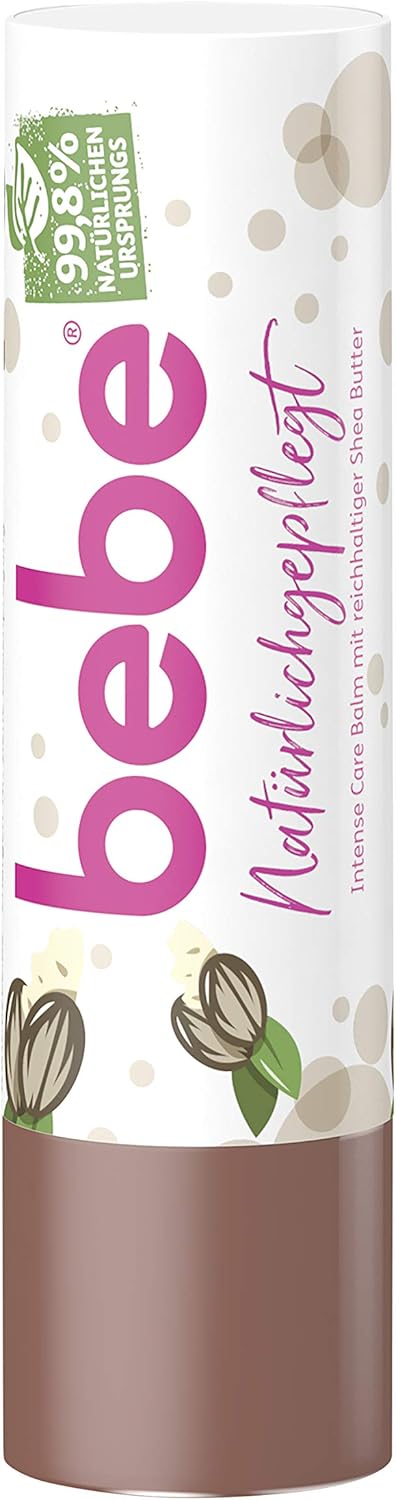bebe Naturally Cared Intense Care Balm, Lip Care Pen, 4.9 g