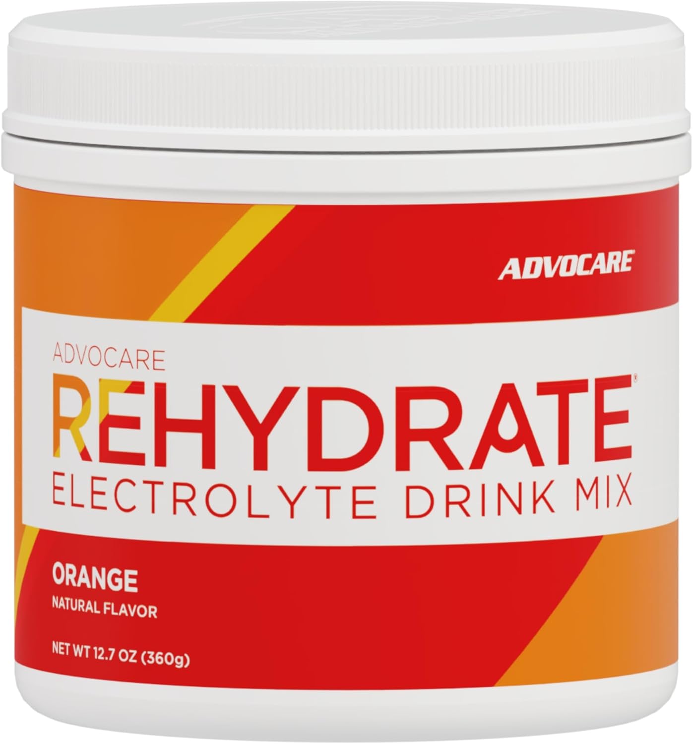 Advocare Rehydrate Electrolyte Drink Mix - Hydration & Recovery Drink With Sodium, Potassium & More - Orange, 12.7 Oz