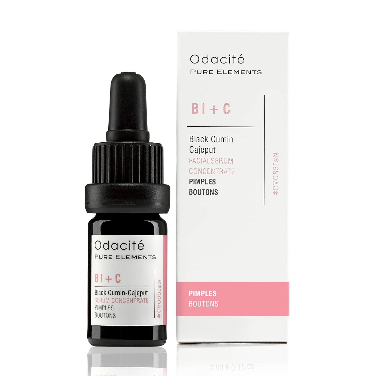 Odacité Acne Serum Concentrate For Face, Pore Cleanser Facial Oil For Pimples With Black Cumin + Cajeput - Purifying Facial Serum With Vitamin A & Natural Ingredients - 0.17 Fl. Oz