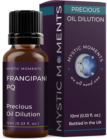 Mystic Moments | Frangipani PQ Absolute Precious Oil Dilution 10ml 3% Jojoba Blend Perfect for Massage, Skincare, Beauty and Aromatherapy