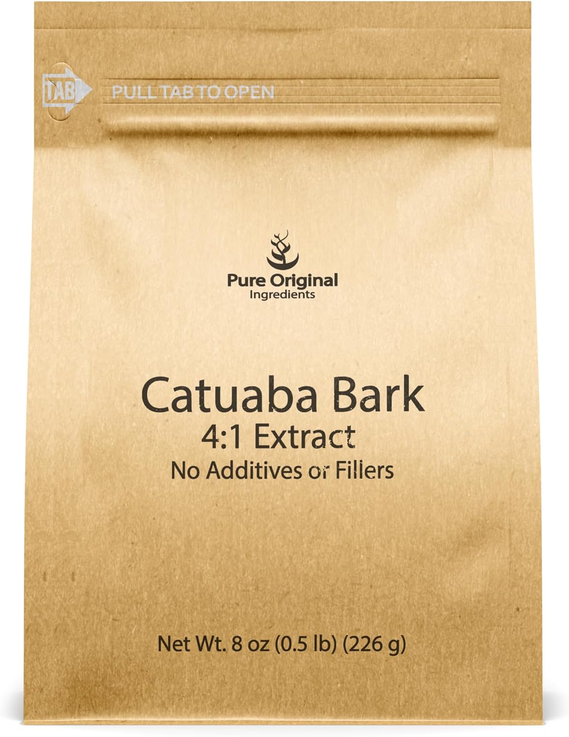 Pure Original Ingredients Catuaba Bark Extract (8 Oz), 4: 1 Extract, Fine Powder, Dietary Supplement