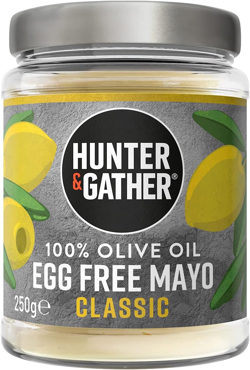 Product Image Hunter & Gather 100% Olive Oil Egg Free Classic Mayo 250G - Seed Oil Free, Keto & Vegan Friendly - No Added Sugar, Gluten & Soy Free