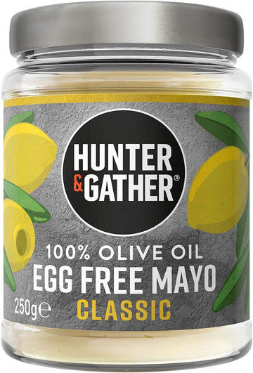 Product Image Hunter & Gather 100% Olive Oil Egg Free Classic Mayo 250G - Seed Oil Free, Keto & Vegan Friendly - No Added Sugar, Gluten & Soy Free