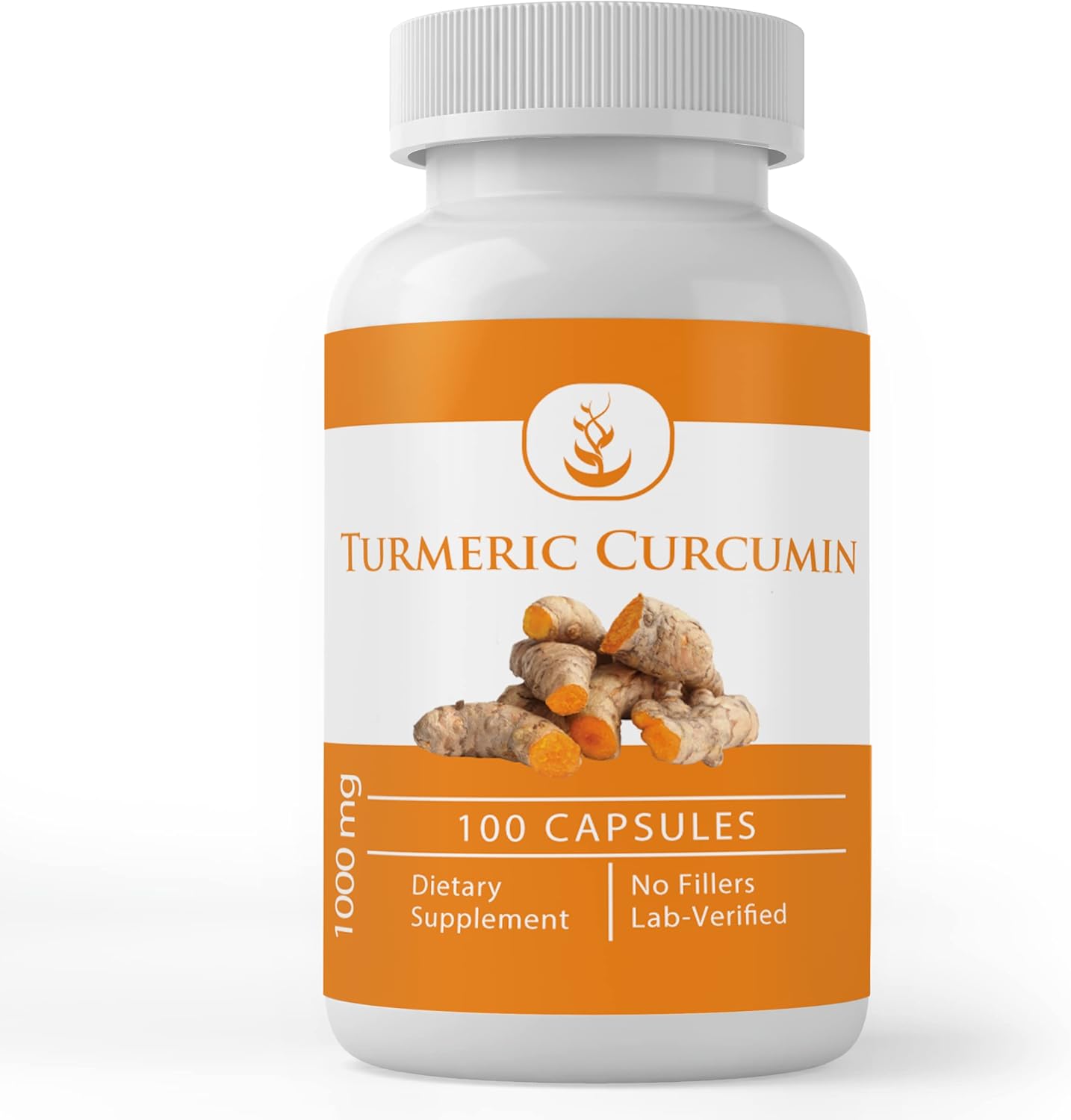 Pure Original Ingredients Turmeric Curcumin (100 Capsules) No Magnesium Or Rice Fillers, Always Pure, Lab Verified