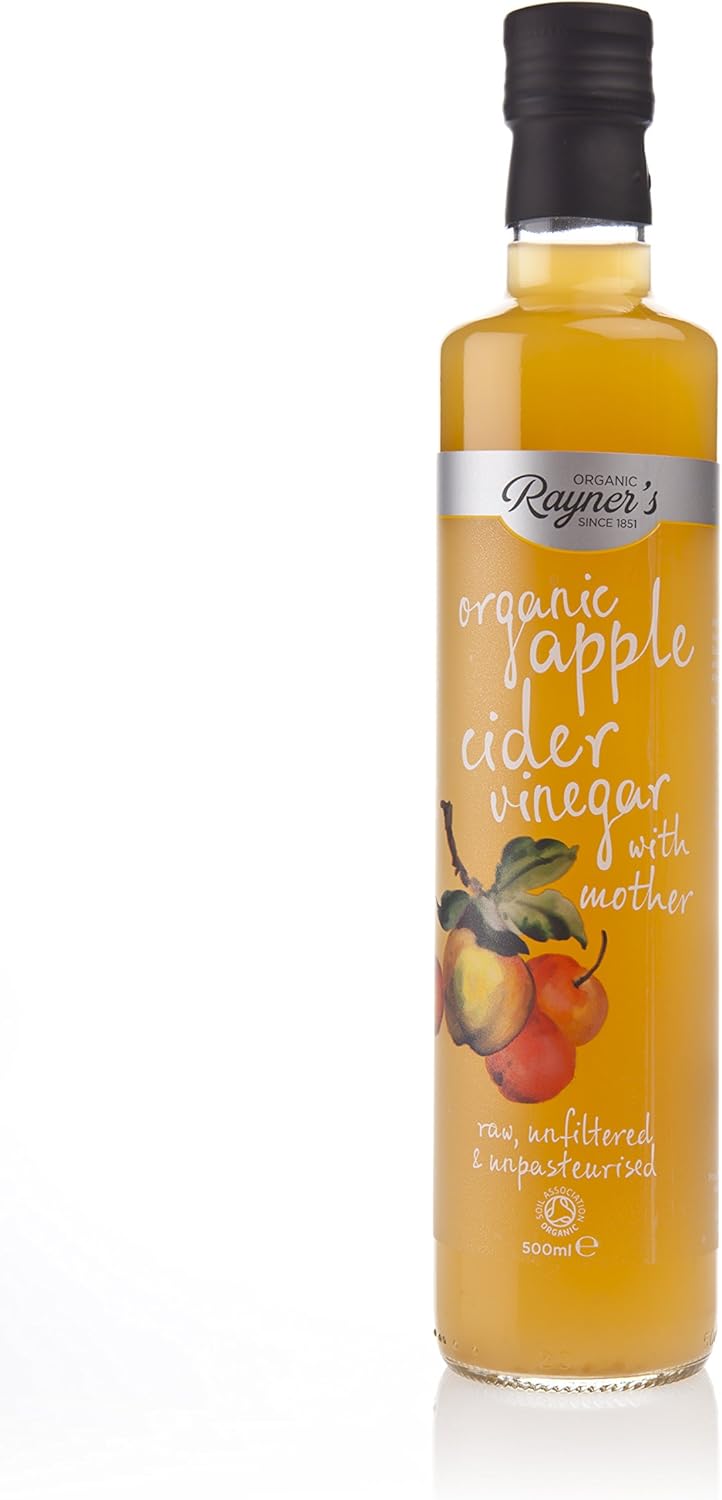 Rayners Organic Raw Apple Cider Vinegar With Mother, 500 Ml, Pack Of 3