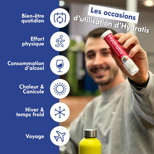 Hydratis Hydratation Accélérée - Electrolytes - Tube X20 Pastilles… (Forest Fruits)