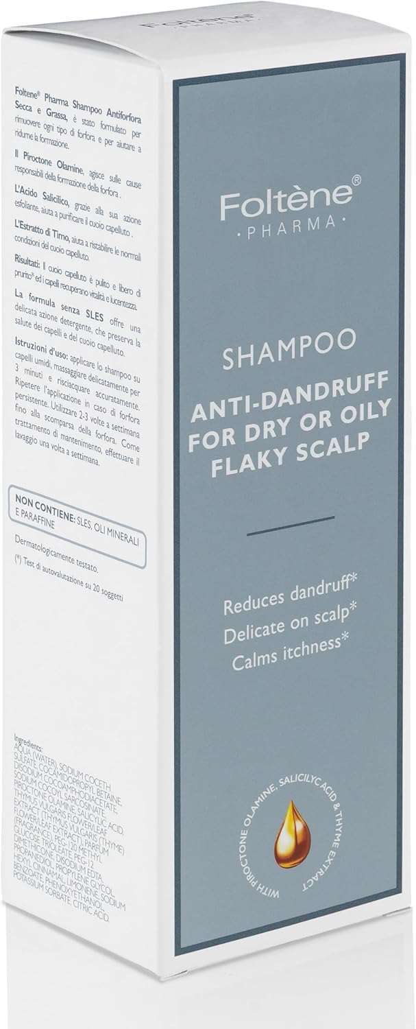Foltene Shampoo Antidandruff Oily Flaky Scalp 200ml : Amazon.co.uk: Beauty